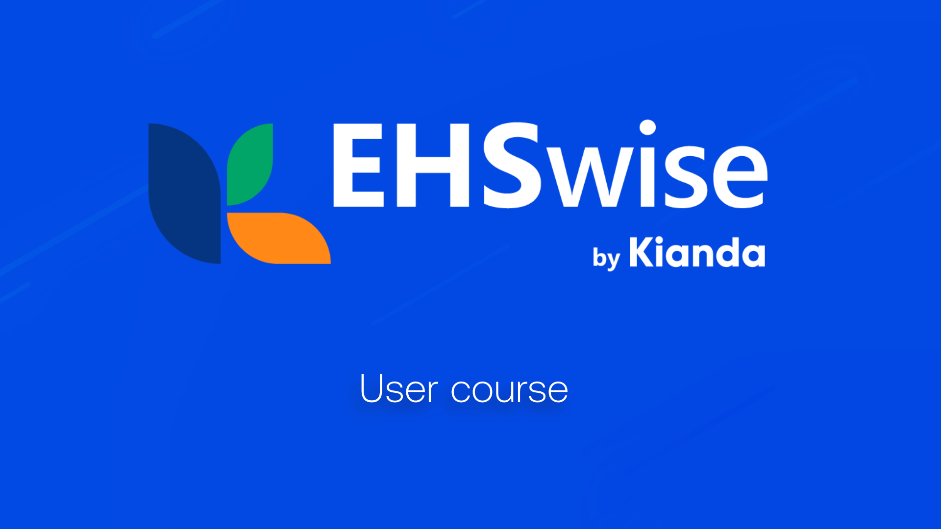 EHSwise User Course